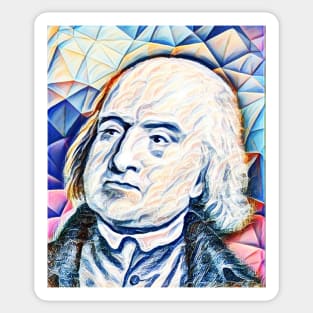 Jeremy Bentham Portrait | Jeremy Bentham Artwork 12 Sticker